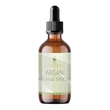 OPO Argan Oil from Morocco - 4 oz Glass & Dropper - Natural Pure Cold Pressed Unrefined Extra Virgin Vegan Carrier Oil for Skin Hair Body Face Facial Hair Eyebrow, Eyelashes Scalp, Argon Marakesh