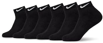 Nike Unisex Adult Everyday Cushioned Training Low Socks 6-Pack | Mens and Womens