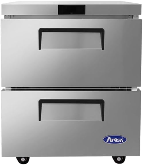 Atosa Commercial Undercounter Refrigerator with Drawers