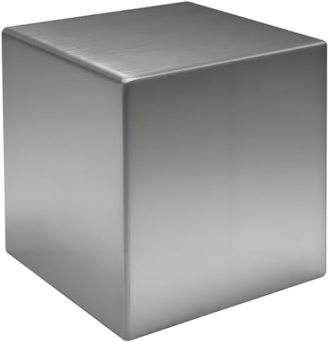 99.99% Tungsten Cube, Pure Metal High Density Element Cubes for Element Collections Lab Experiment Material Hobbies