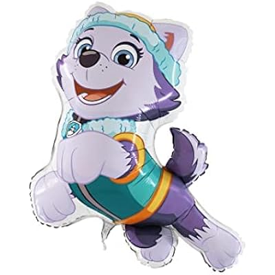 Toyland 34 Inch Giant Jumbo Size Paw Patrol AvalancheEverest Character Foil Balloon - Kids Party Balloons