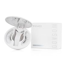 WOSADO Magnetic Eyelashes with Applicator Kit, [No.9 Plume Black], Reusable Magnetic Lashes without Eyeliner, Glue-free False Lashes, Waterproof, Lightweight, Suit for Natural Makeup