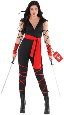 Morph Costumes Womens Ninja Costume - Adult Halloween Costume for Women - Perfect for Halloween Parties and Events
