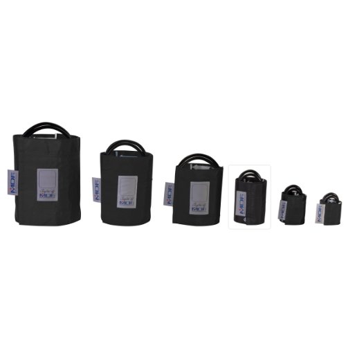 MDF Instruments Latex-Free Pediatric Replacement Blood Pressure Monitor Cuff - Double Tube - Black MDF2030420-11
