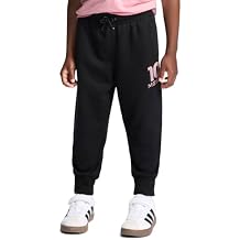 Messi Boys' Drawstring Elastic Waistband Fleece Joggers