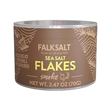 Falksalt - Smoke Sea Salt Flakes, Handcrafted, Kosher, and All Natural Finishing Salt (2.47 oz)
