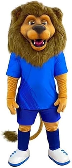 Happy Sports Lion Mascot Anime Kit School Costumes Carnival