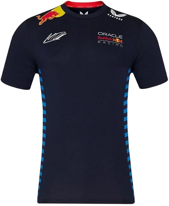 Oracle Red Bull Racing Men's Official Teamline Max Verstappen T-Shirt - Night Sky Oracle Red Bull Racing Men's Official Teamline Max Verstappen T-Shirt - Night Sky