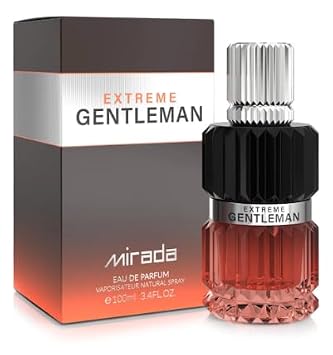 MIRADA Gentleman Extreme, Men's Eau de Parfum (EDP) 3.4 FL. Oz (100ml), Mens Perfume