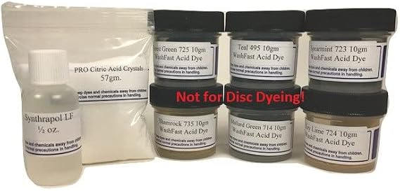 WashFast Forest Acid Dye Sampler