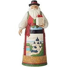 Enesco Jim Shore Heartwood Creek Christmas Around The World Baltic Santa Figurine, 7 Inch, Multicolor