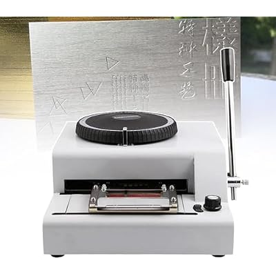 Manual PVC Embossing Machine, Embossing Machine for PVC Card, Credit Card, VIP ID, Membership Embossing,72 Characters