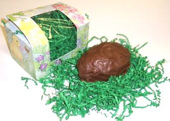 Scott's Cakes 1 Pound Butter Cream Center Filled Easter Egg Covered in Milk Chocolate