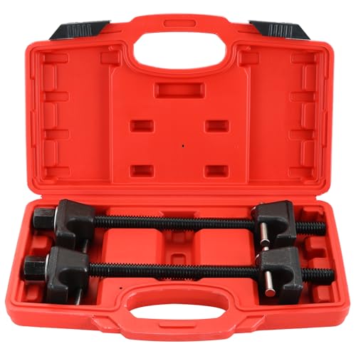Macpherson Strut Spring Compressor Tool Kit | Heavy Duty Dual Coil Spring Compressor with Locking Pins, 1316 Socket 12 Drive, 11.5 Range, Set of 2 for Suspension Work