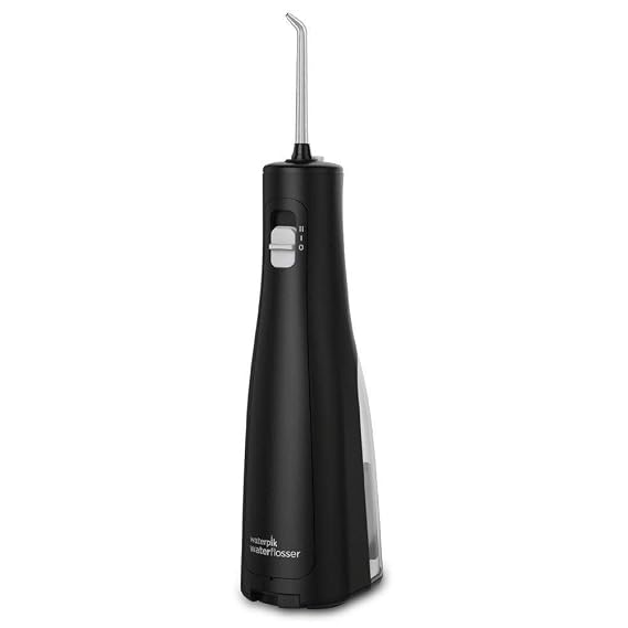 Waterpik Brand Water Flosser Cordless Dental Oral Irrigator for Teeth with Portable Travel Bag and 3 Jet Tips, Black