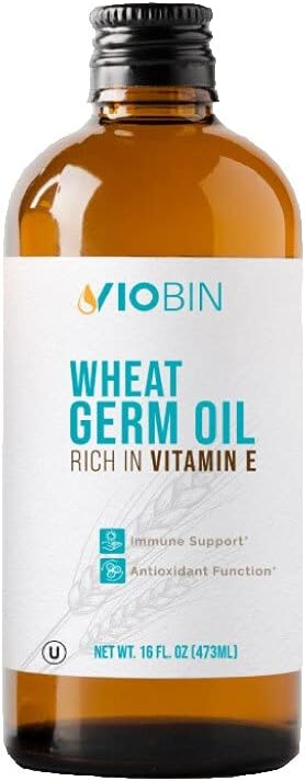 Viobin Wheat Germ Oil - 16 Fl. Oz. - Made from Real Organic Wheat Germ - Use as Wheat Germ Oil for Skin or Hair - Contains Essential Fatty Acids (EFAs)