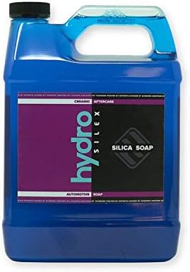 Ceramic High-Foaming Silica Soap (128oz) | SiO2 Infused Hydrophobic Car Wash Soap | Safe for Paint, Vinyl, Rubber & Plastic | Ceramic Wash Shampoo for Cars, Trucks & SUVs