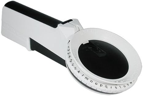 MAGNIFYING AIDS Braille Labeler - Braille Tape, Embosser, Writer - 1 Count - White - Round - LABEL - Writing Aid