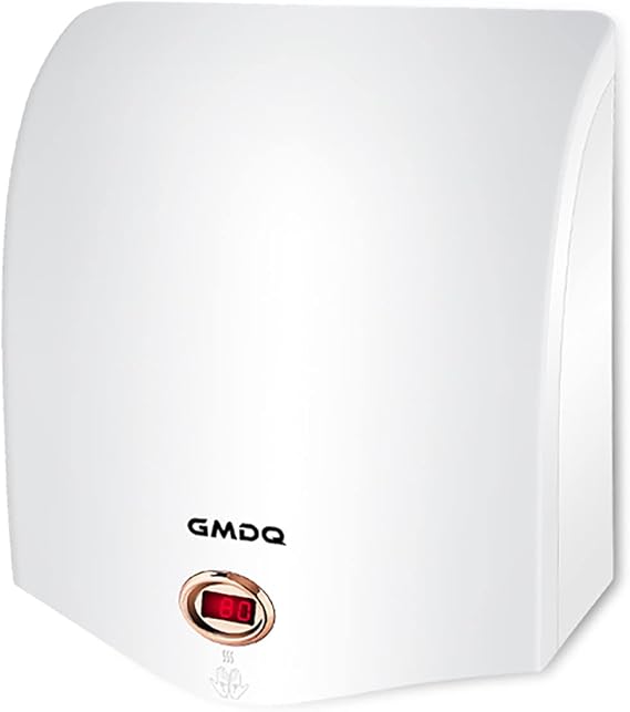 Commercial Hand Dryer, 1600W High Speed Automatic Electric Hand Dryer for Bathrooms (220 mph) Business, Industrial, or Home Use-Stainless Steel