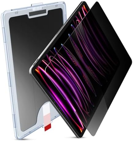 MOBDIK Privacy Screen Protector Compatible with iPad Pro 11 Inch 2022&2021&2020&2018 & iPad Air 5th  4th Generation 2022&2020, Anti Spy, 9H Tempered Glass, EZ Kit 1 Pack