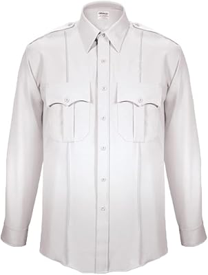 Elbeco Mens, Textrop2 Long Sleeve Shirt, Zipper, Navy - Z314N-17-37