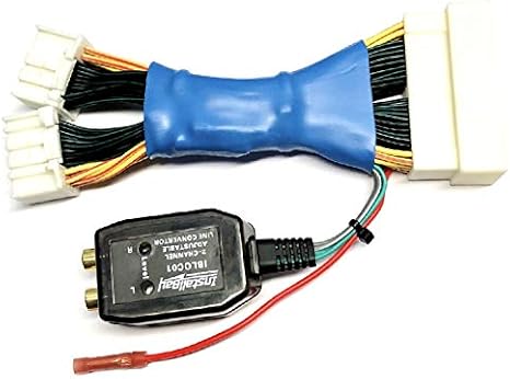 Add An Amp Amplifier Adapter Interface to Factory OEM Car Stereo Radio System for Subwoofer for some Hyundai and Kia Vehicles - No Factory Premium External Amp - Compatible Vehicles Listed Below