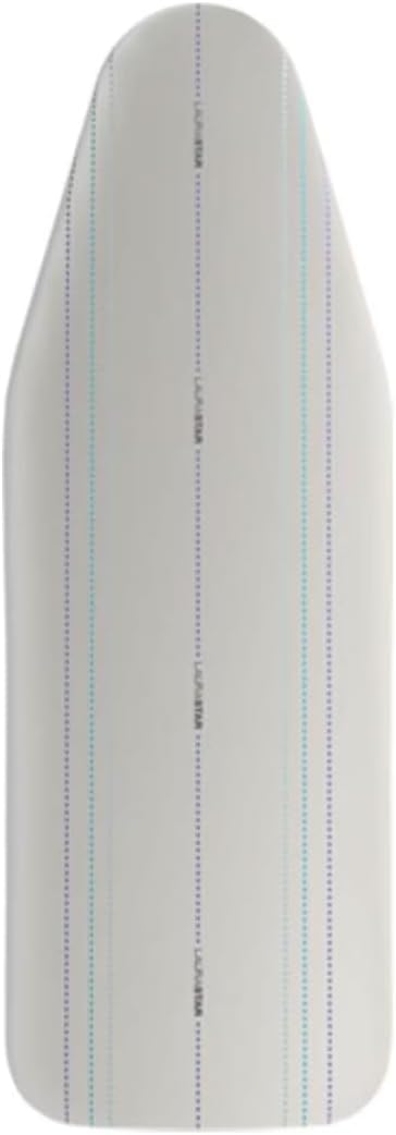 Laurastar Universalcover Light Grey, Universal Ironing Board Cover, 131cm x 55cm, 100% Cotton, Folding Lines, Practical Clip, Adjustable, High-Comfort Thickness, Machine Washable, Unique Design