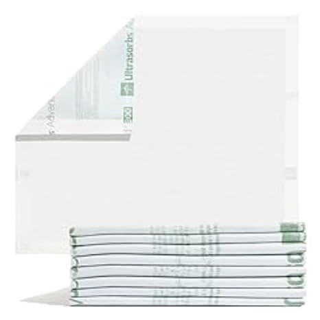 Medline Advanced Plus Ultrasorbs Drypads, 30" x 36", 23 x 36, 40 Count, Extended Core Disposable Bed Pads, Wider Area Super Absorbent Incontinence Pads, Adult Protective Pads, 300 lb Weight Capacity