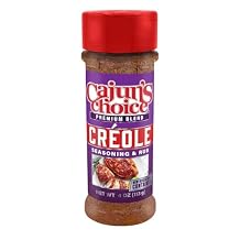Creole Seasoning 3.8 oz Cajun's Choice Louisiana Foods (Pack of 6)