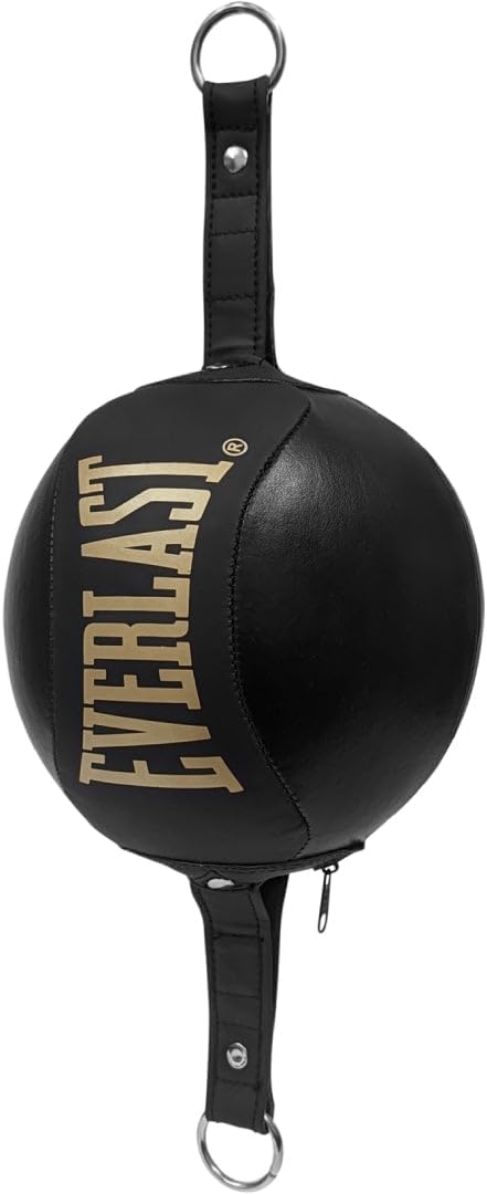 Everlast Elite Double End Bag | Premium Leather, Latex Bladder | Speed