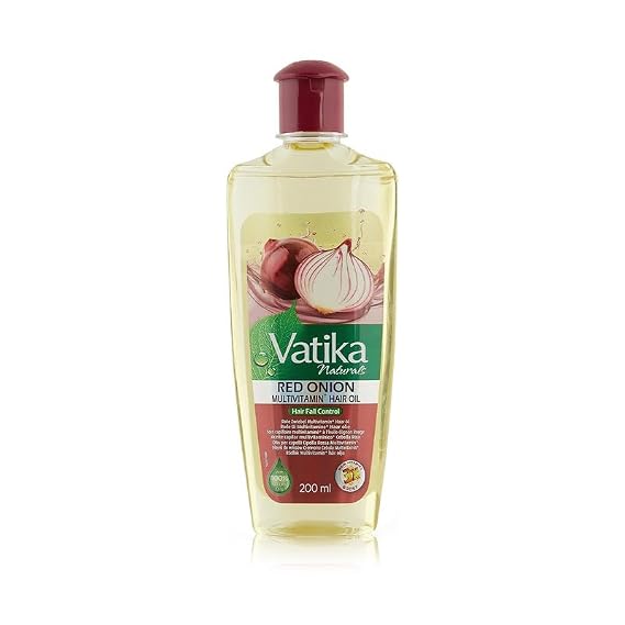 Vatika Naturals Multivitamin Hair Oil - Nourishing Formula for Healthy, Lustrous Hair - Strengthens Revitalizes & Promotes Stronger Hair - 100% Natural Oil Extract - Enriched with Red Onion - (300 ML)