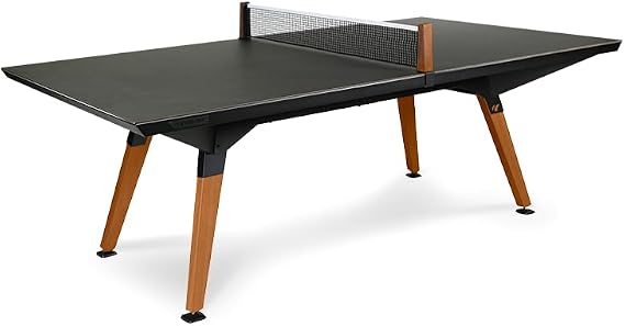 CORNILLEAU - Origin Outdoor Table Medium - Design Ping-Pong Table - Made in France - Convertible - Black