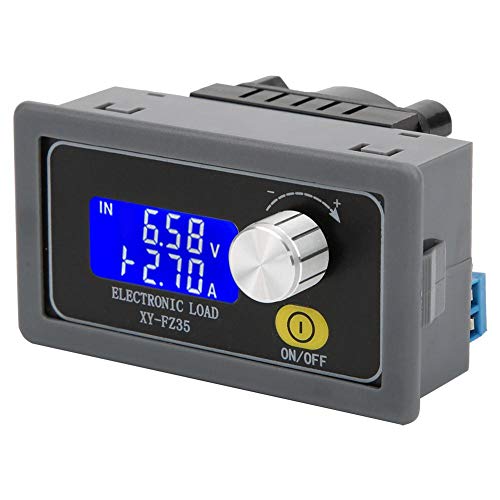 Constant Current Electronic Load Tester 5A 35W Adjustable Load Detector Battery Checker Tester Battery Resistor Tester for Constant Current Electronic Load Aging cm: 10.00  6.00  5.00