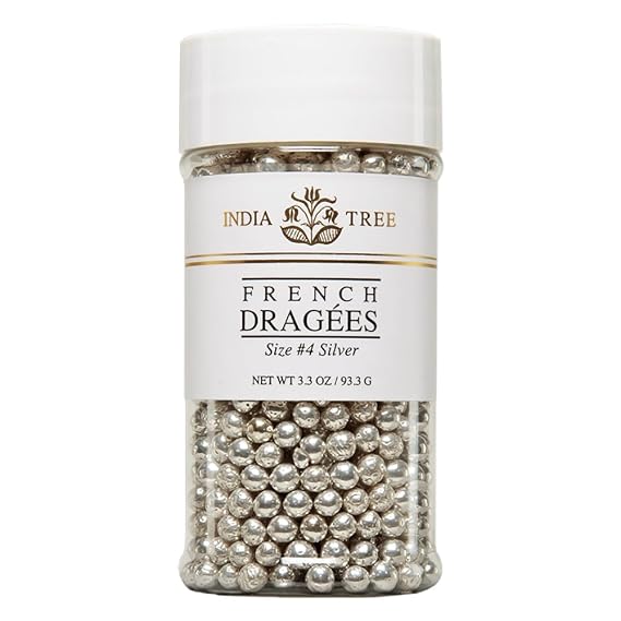 India Tree Silver French Dragees