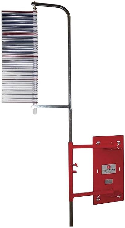 Wall Mounted Vertec, Standards, High Jump 6 to 12 Foot Vertical Jump Tester
