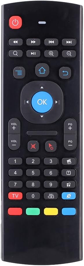 Andoer MX3 Portable 2.4G Wireless Remote Control Keyboard Air Mouse Controller for Mini Smart TV Box Android TV HTPC PC