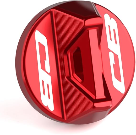 For CB125R CB300R CB650R CB1000R CB500F CB500X All Years Motorcycle M20X2.5 CNC Engine Oil Cap Bolt Fuel Filler Cap cb Accessories (red)