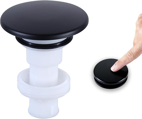 Compatible with Pfister, 972-098J, Push-fit Seal Replacement Plug (Black)