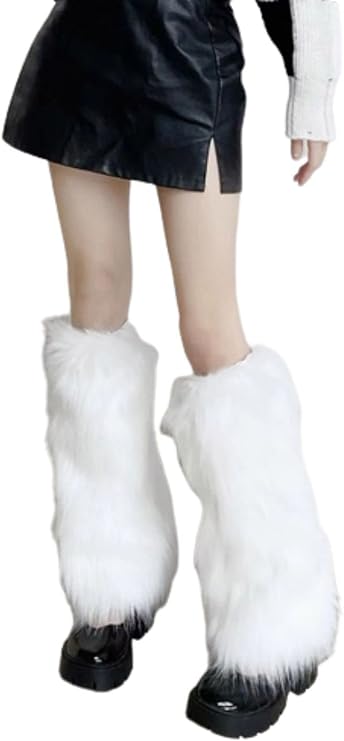 §Bg3 Loose Socks, Leg Warmers, Fur Y2k, Fashion, Faux Fur, Leg Warmers, Subculture Type, Mine Style Fashion