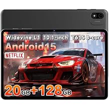 11 Inch Tablet Android 15 Tablet, 2025 Tablets with keyboard, T615 Octa-Core, 1920x1200 FHD, 20GB+128GB/2TB Expand, 8000mAh, 13MP Dual Camera, 5G WiFi, GPS, 2 in 1 Tablets with Case Mouse Stylus film