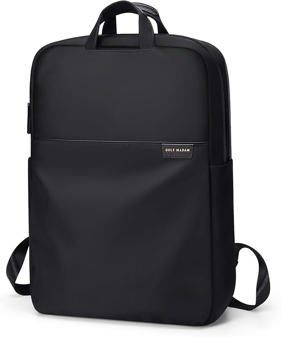 GOLF SUPAGS Travel Laptop Backpack for Women Anti Theft Slim Durable College Bookbag Business Computer Bag Fit 17Inch Notebook (Black, 17Inch)