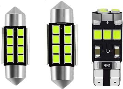 WLJH 13pieces Ice Blue Extreme Bright Canbus Error Free 2835 Chip Led Light Lamp Bulb Car Interior Lighting Package Kit for Volkswagen VW Passat B5 1998-2005