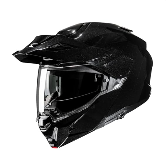HJC i80 Solid Motorcycle Helmet with HJ-44 Pinlock Shield, Dot Approved (Black, -Large)
