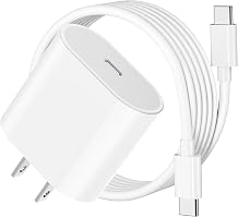 20W USB C Fast Charger for iPad Pro 1312.911 inch, iPad A1610th Generation, iPad Air 1113 inch5th4th, iPad mini 6th7th, iPad Charger Fast Charging Block with 6.6ft USB C to C Charger Cable