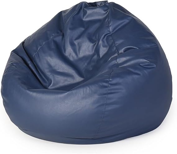 Contemporary Bean Bag Chair No Filling Washable for Home Bedroom Office Plush Toy Storage Revolution Cyan-XL