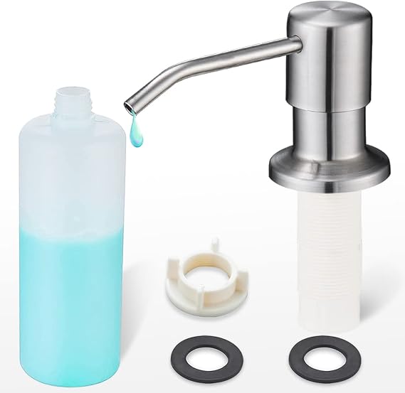 Soap Dispenser with Deck Plate Black Product Bundles