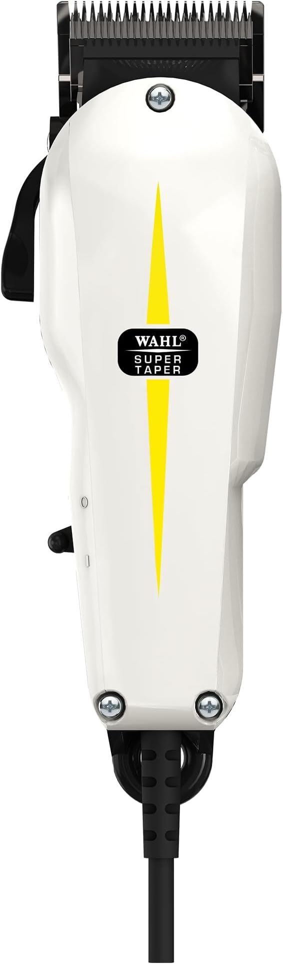 Wahl Super Taper Hair Clipper – Professional Corded Clipper for Barbers and Stylists, Precision Blades, Adjustable Taper Lever, Durable V5000 Motor, Includes 4 Attachment Combs and Accessories