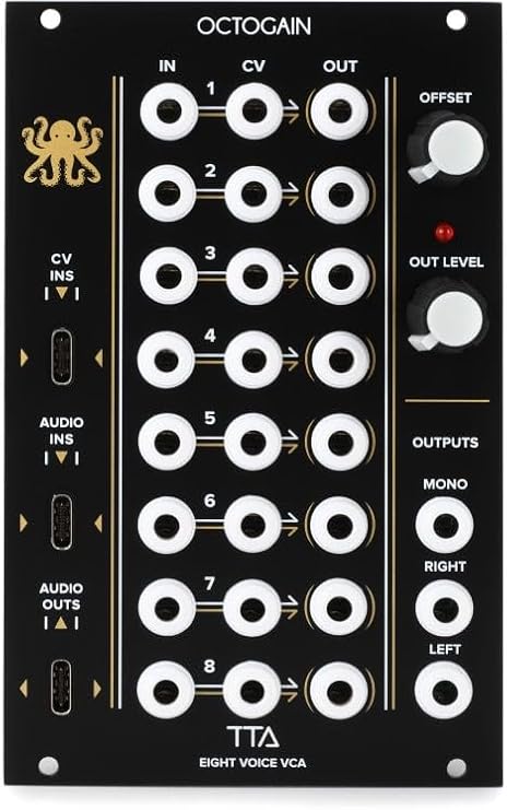 Tiptop Audio Octogain 8-Voice Polyphonic VCA Eurorack Module