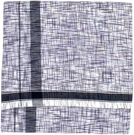 TTM Men's Cotton Multi Color - 2 Mtrs Dhoti Veshti Mundu Lungi