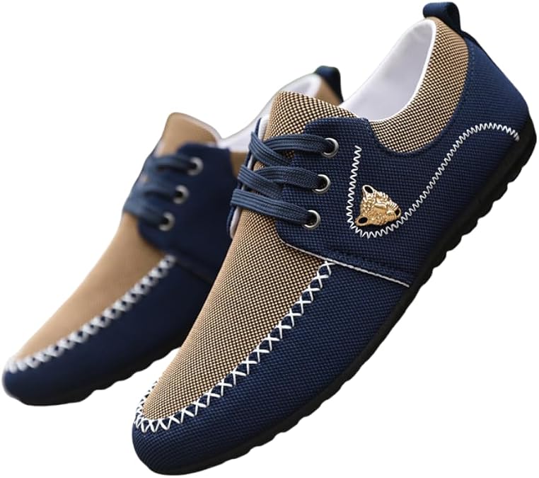 Men's Derby Shoes Sneakers, Casual Walking Shoes Lace-up Front Shoes for Men